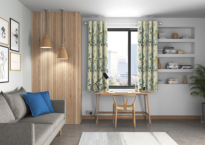 Wild Meadow, Pistachio - Made to Measure Curtains - Image 5
